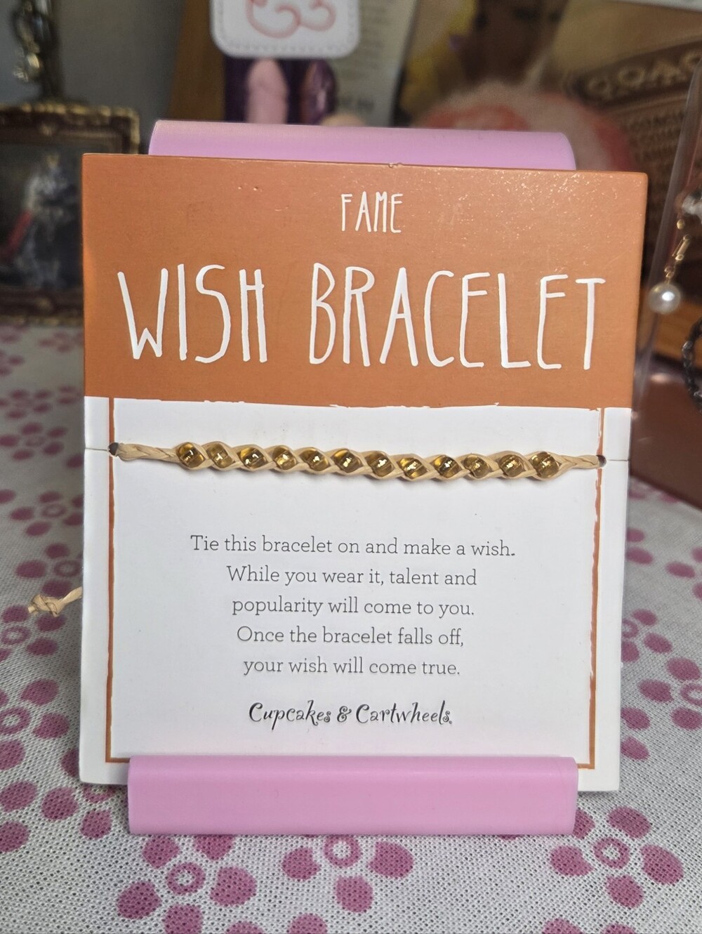 Gold Beaded Wish Bracelet